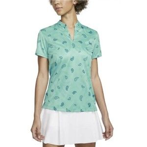 Nike Dri-FIT Victory Women's Paisley Golf Polo Shirt (Washed Teal) DH1982-392